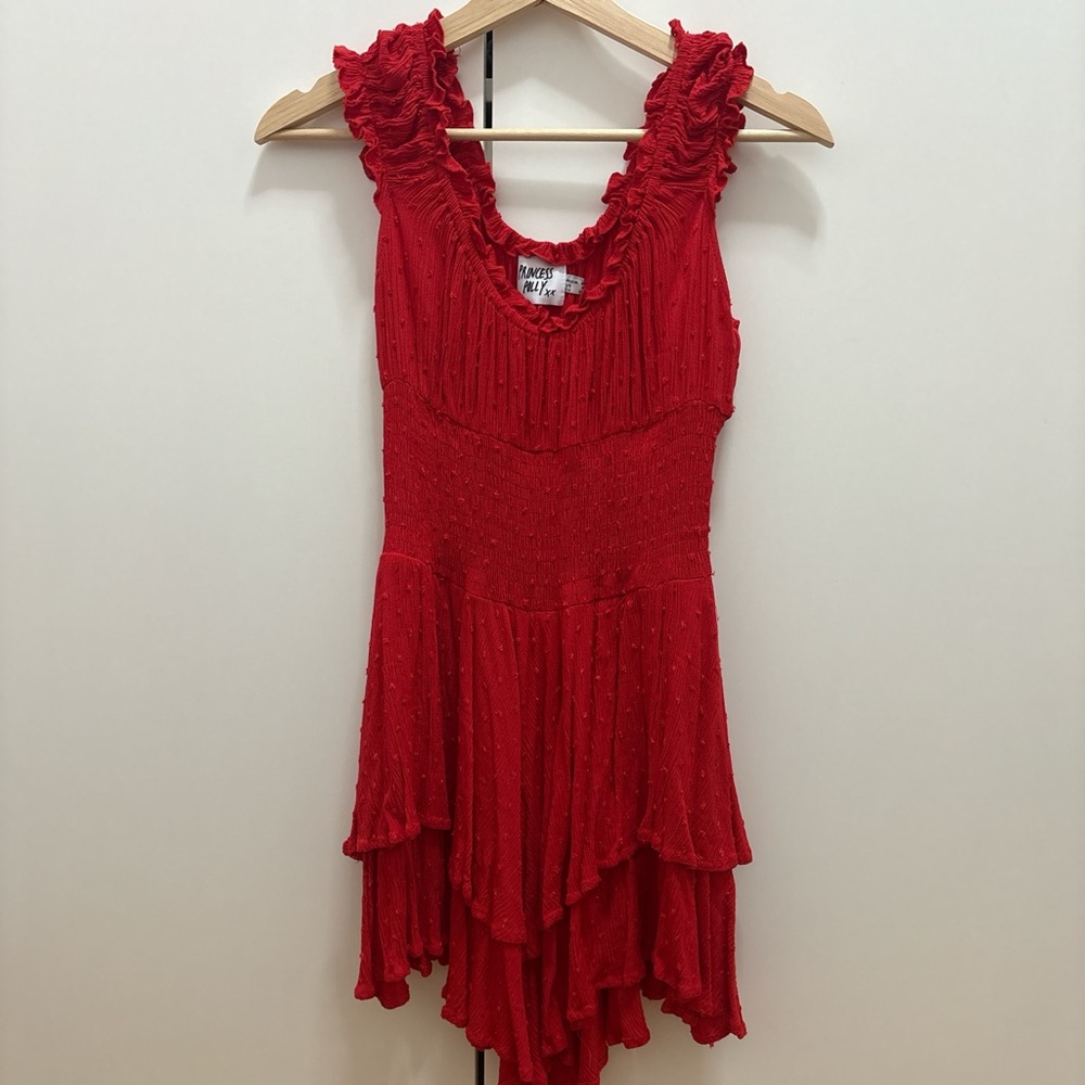 Princess Polly Red Romper